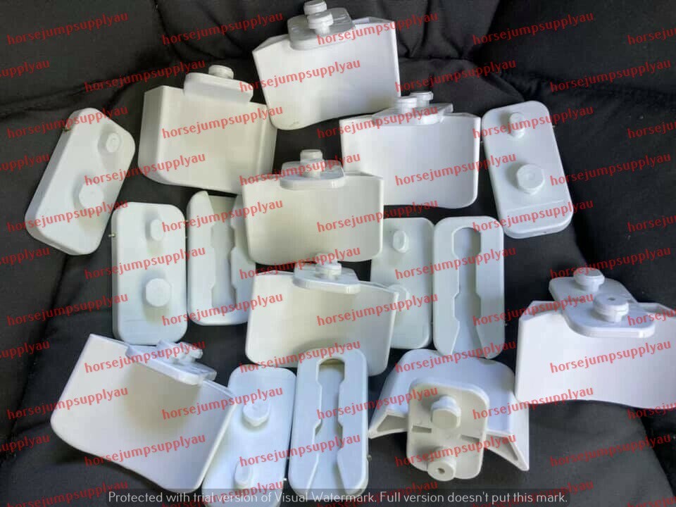 4 Pair Nylon Breakaway Safety Cups 8cup+8adapter Horse Jump Keyhole FEI Standard