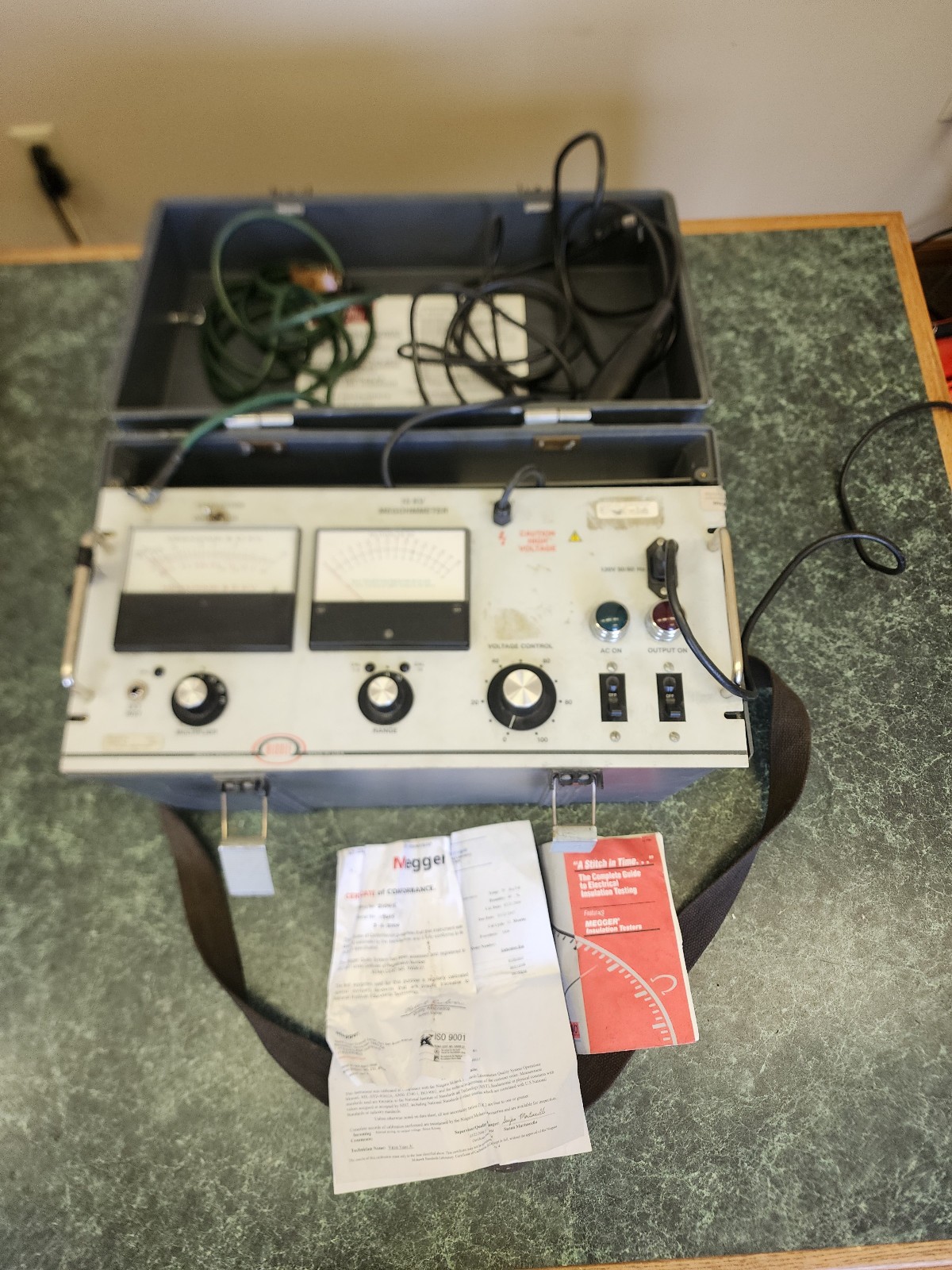 Megger Biddle 210415 15kV Megohmmeter -High-Voltage, Line-Operated Instrument