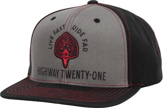 Highway 21 Ranger Hat Black/Grey