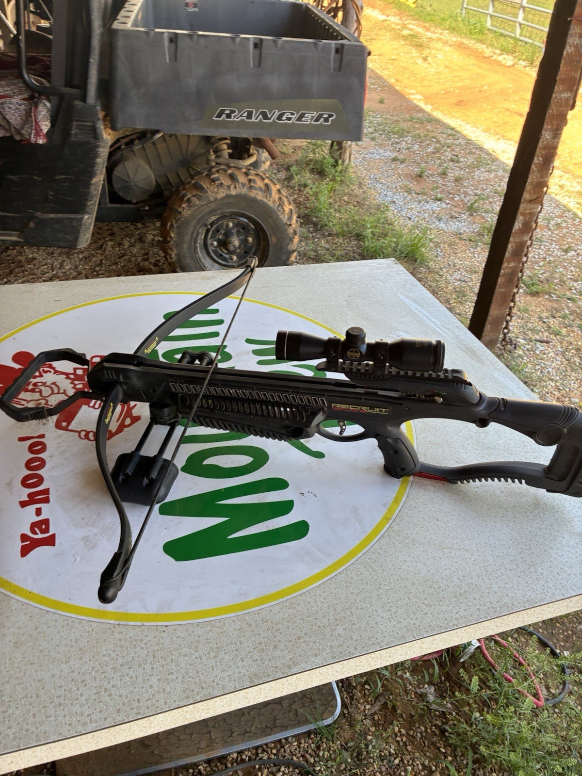 Barnett Recruit Recurve Crossbow with  Scope