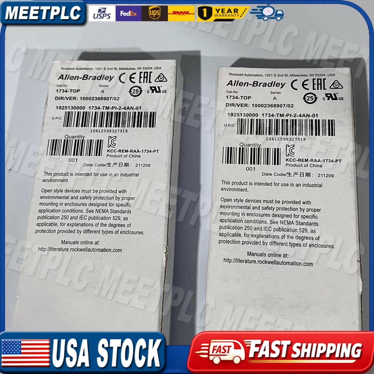 NEW AB1734-TOP POINT I/O 1734TOP Terminal Base 1734TOP US SHIP USA