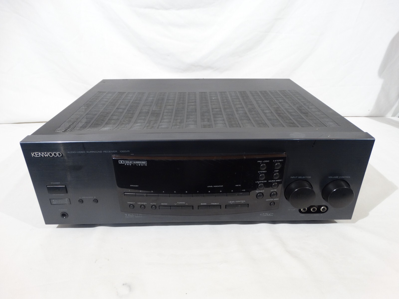Kenwood 1060VR Audio Video Surround Stereo Receiver Dolby Pro Logic Tested Works