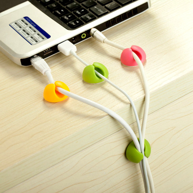6 pcs Multipurpose Cable Organizer Drop Wire Cable Drop Clips Holder Organizer