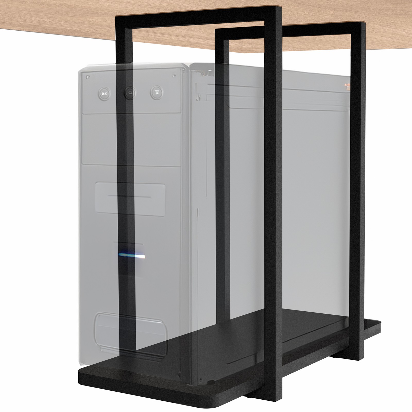 VIVO Large Under Desk PC Shelf Mount