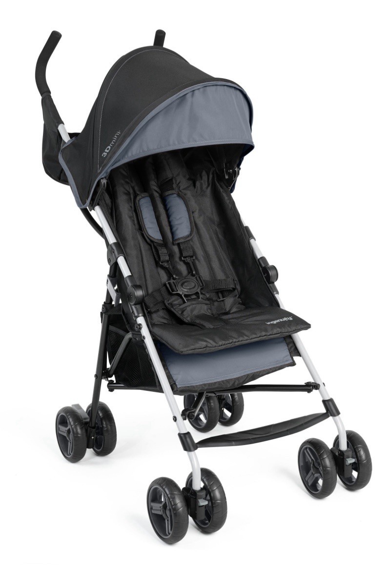 Ingenuity 3D Mini Convenience Umbrella Stroller Lightweight Compact Fold Slate