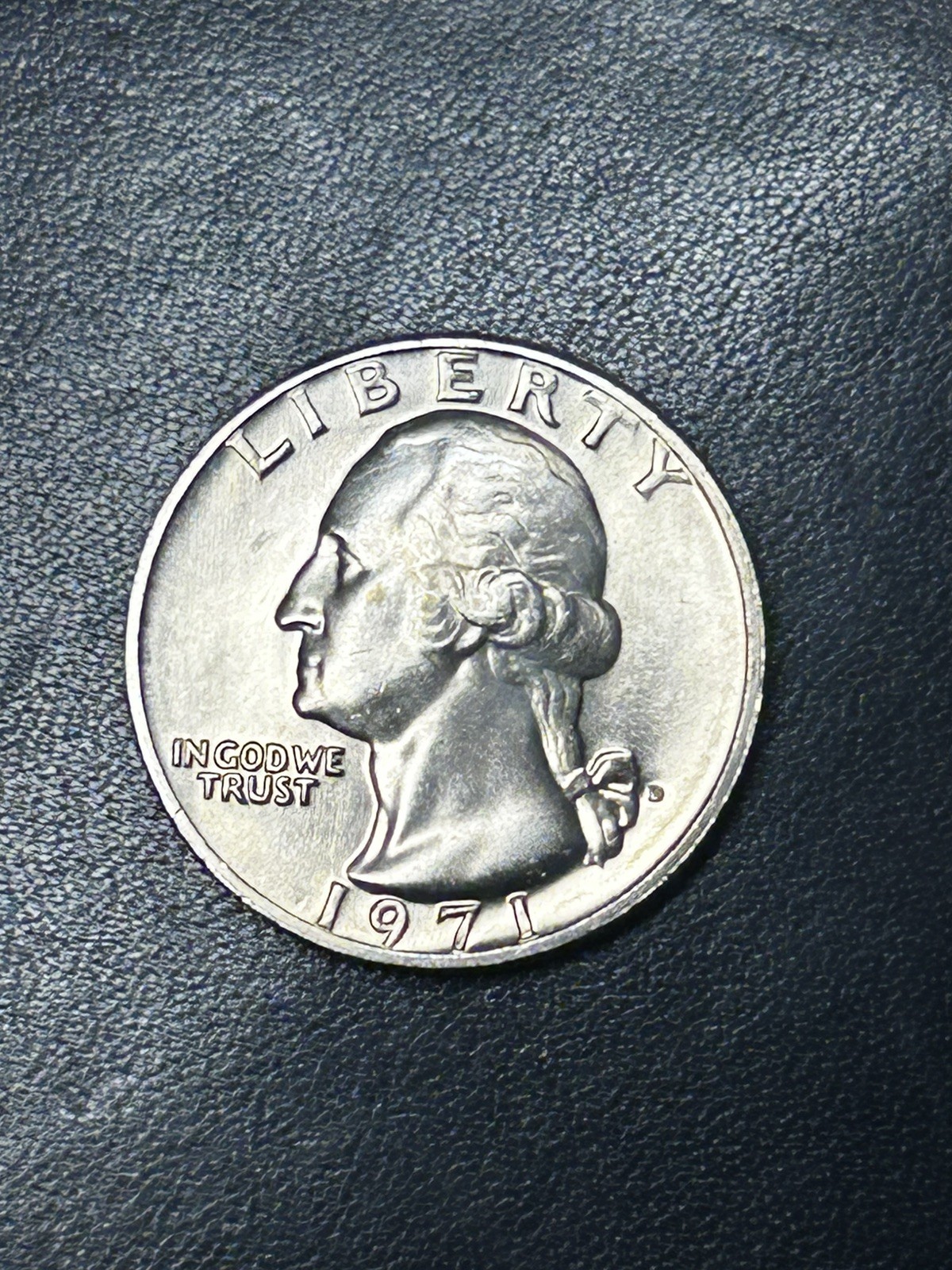1971 D Washington Quarter Near Perfect Example Brilliant Uncirculated GEM++#A169