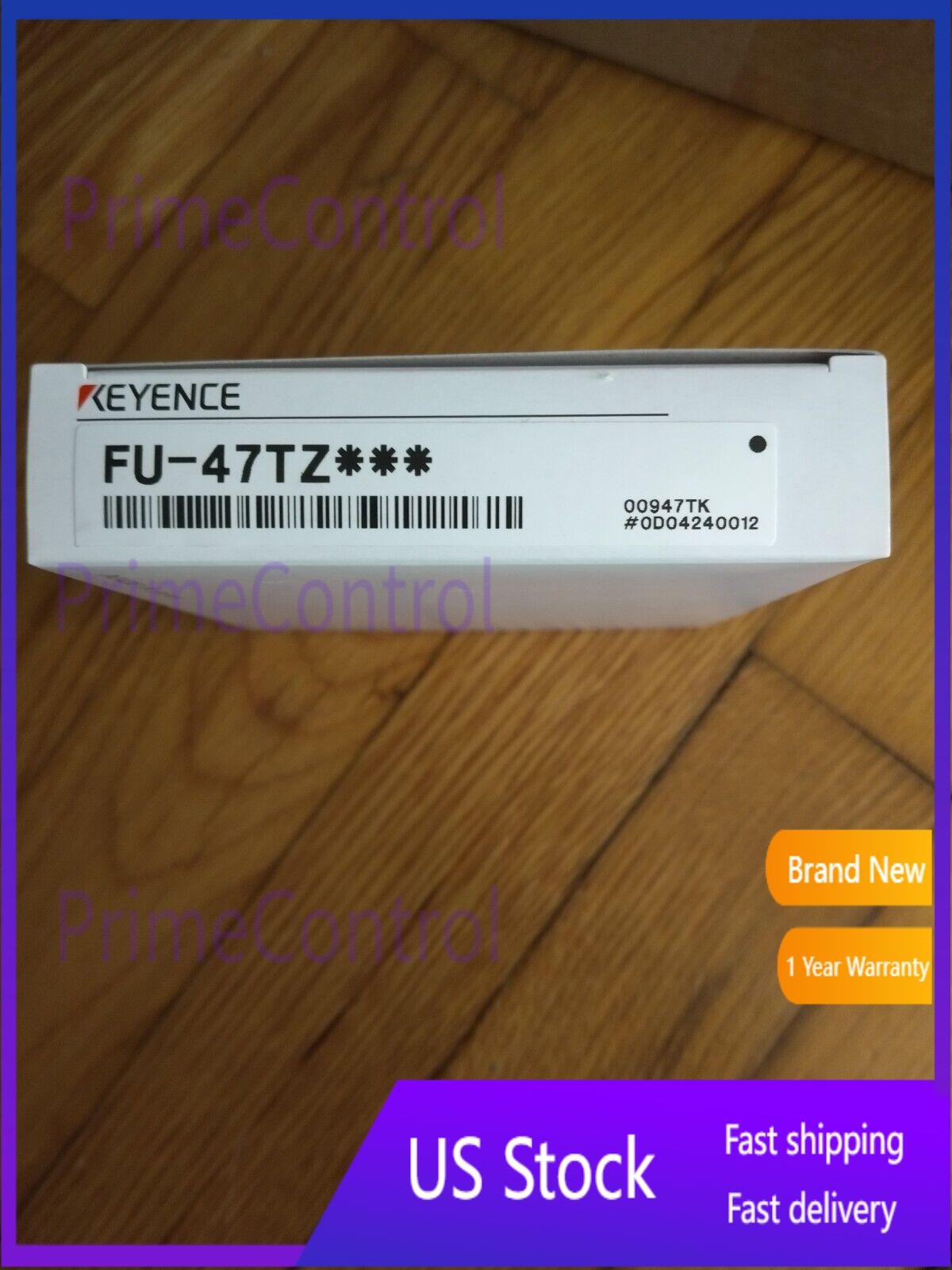 New In Box Keyence FU-47TZ Fiber Optic Sensor Switch FU47TZ Cable