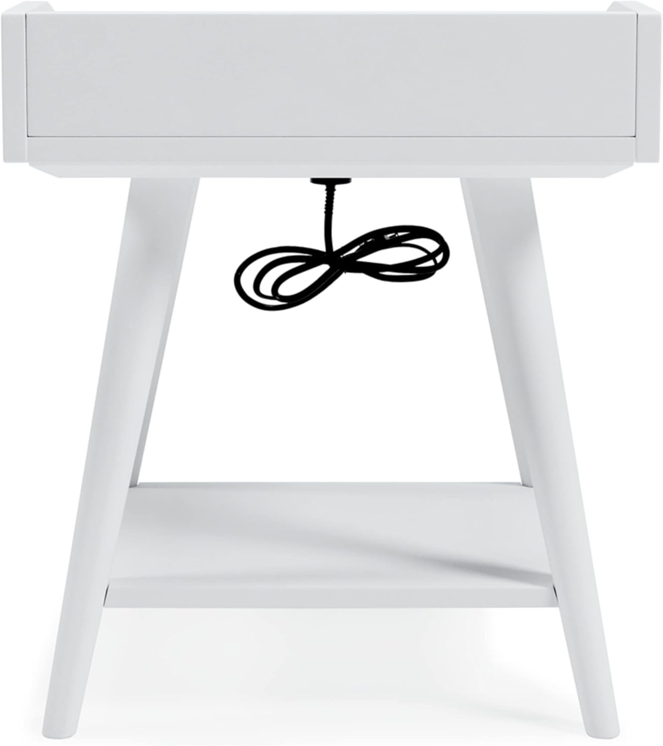 Modern White Accent Table by Blariden