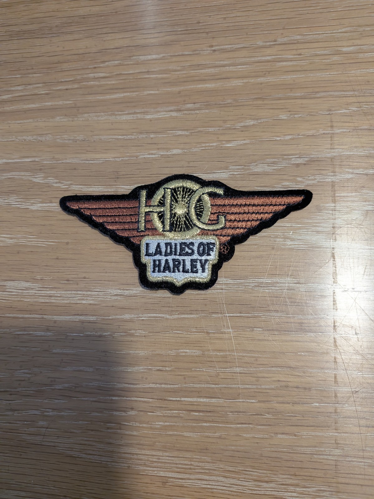 Ladies of Harley Patch H-D Wings Embroidered Motorcycle Biker Vest Jacket Club