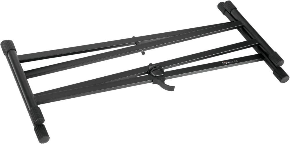 Gator Frameworks Double Brace X-Style Keyboard Stand with Adjustable Height