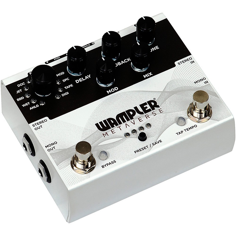 Wampler Metaverse MultiDelay Effects Pedal White