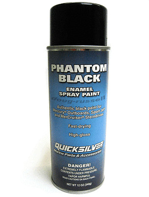 Mercury Marine/QuicksilverPhantom Black Engine Enamel Spray Paint 92-802878Q1
