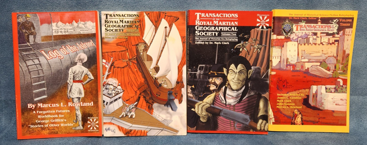 Transactions of the Royal Martian Geographical Society 1-3 & Log of the Astronef