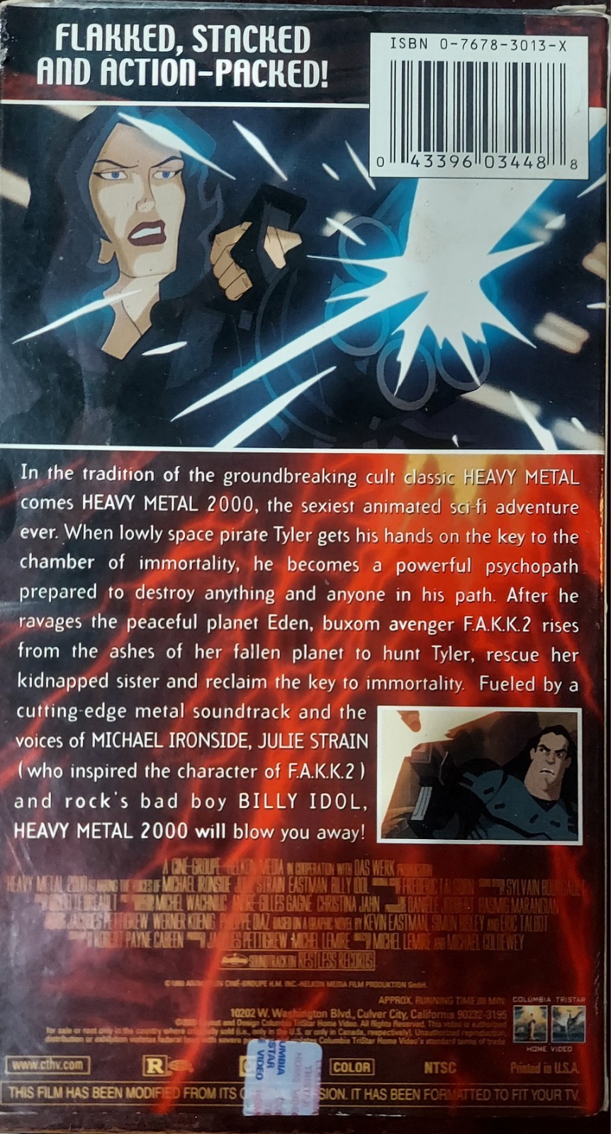 Heavy Metal 2000 VHS Sci-Fi Fantasy Classic Michael Ironside