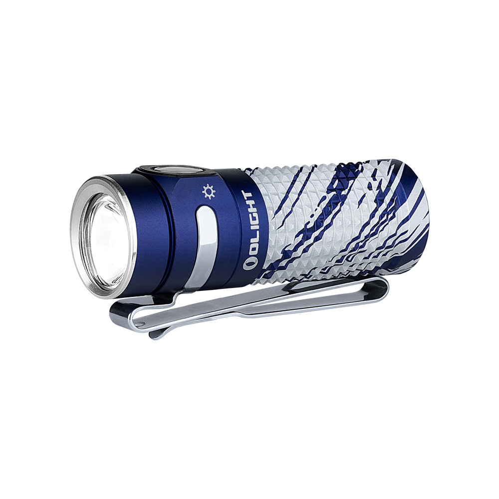 Olight Baton 4 Arctic Flame Waterproof Rechargeable EDC Flashlight 1300 Lumens