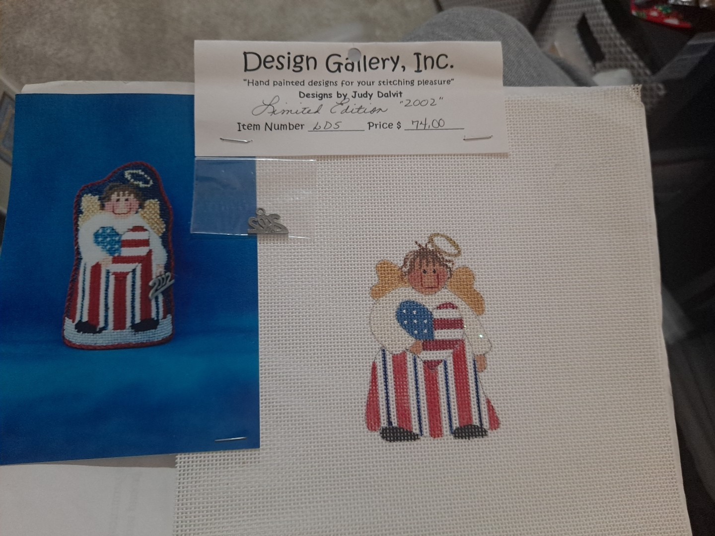 Design Gallery Needlepoint Limited Edition Angel 2002