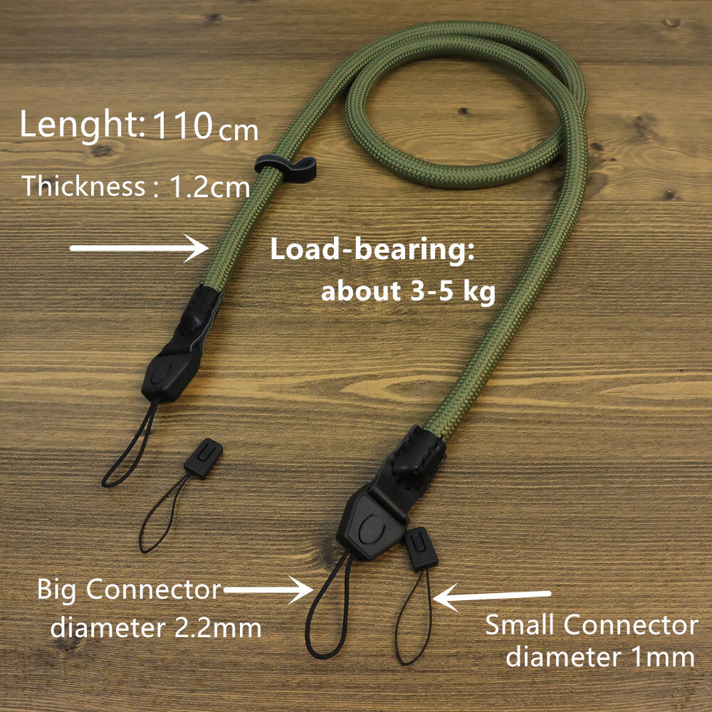 Nylon Rope Camera Neck Shoulder Strap Quick Release for Canon DSLR Mirrorless