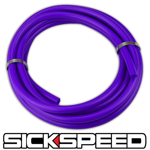 3 METERS PURPLE SILICONE HOSE FOR HIGH TEMP VACUUM ENGINE BAY DRESS UP 4MM AIR B