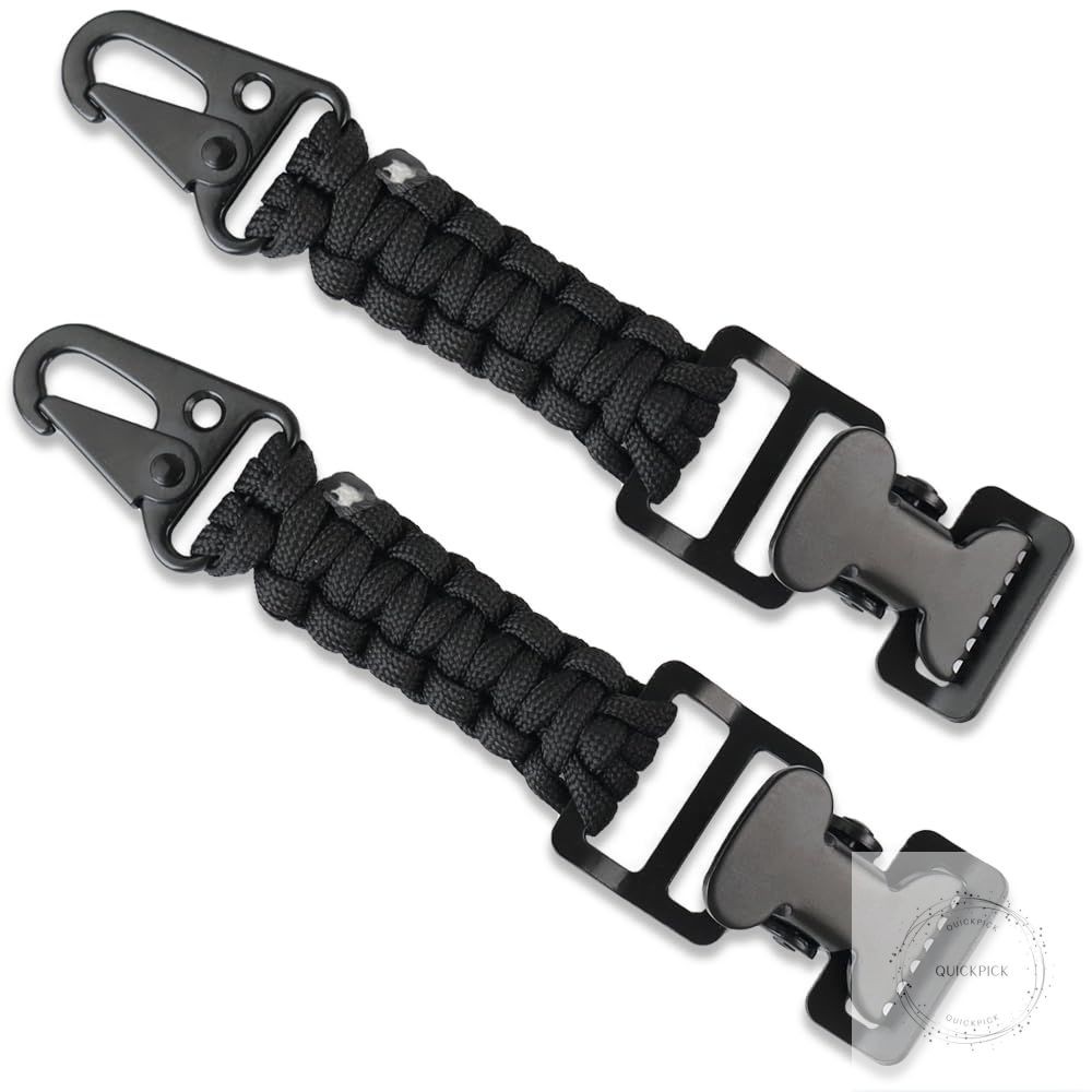 2PCS Tactical Glove Clip Holder Anti-slip Nylon Work Glove Holder Clip, for Tact
