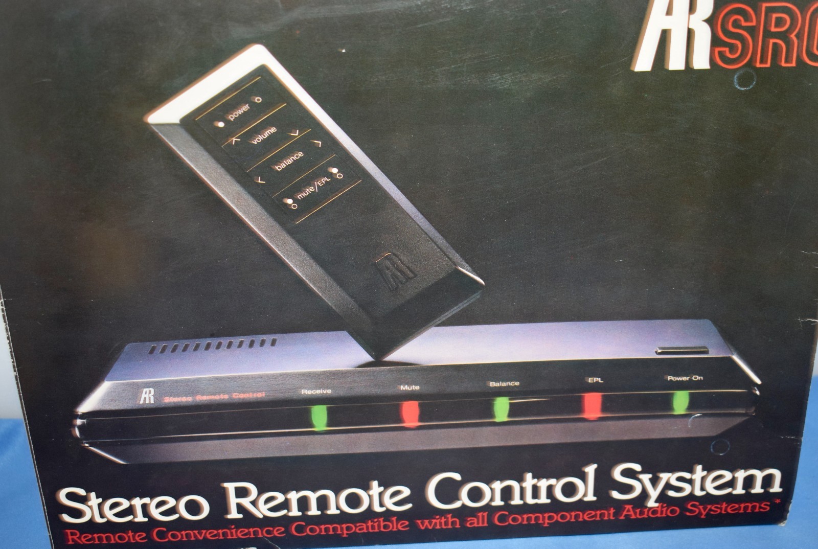 NOS Vintage Acoustic Research Stereo Remote Control PreAmp Box Model SRC ~ G2