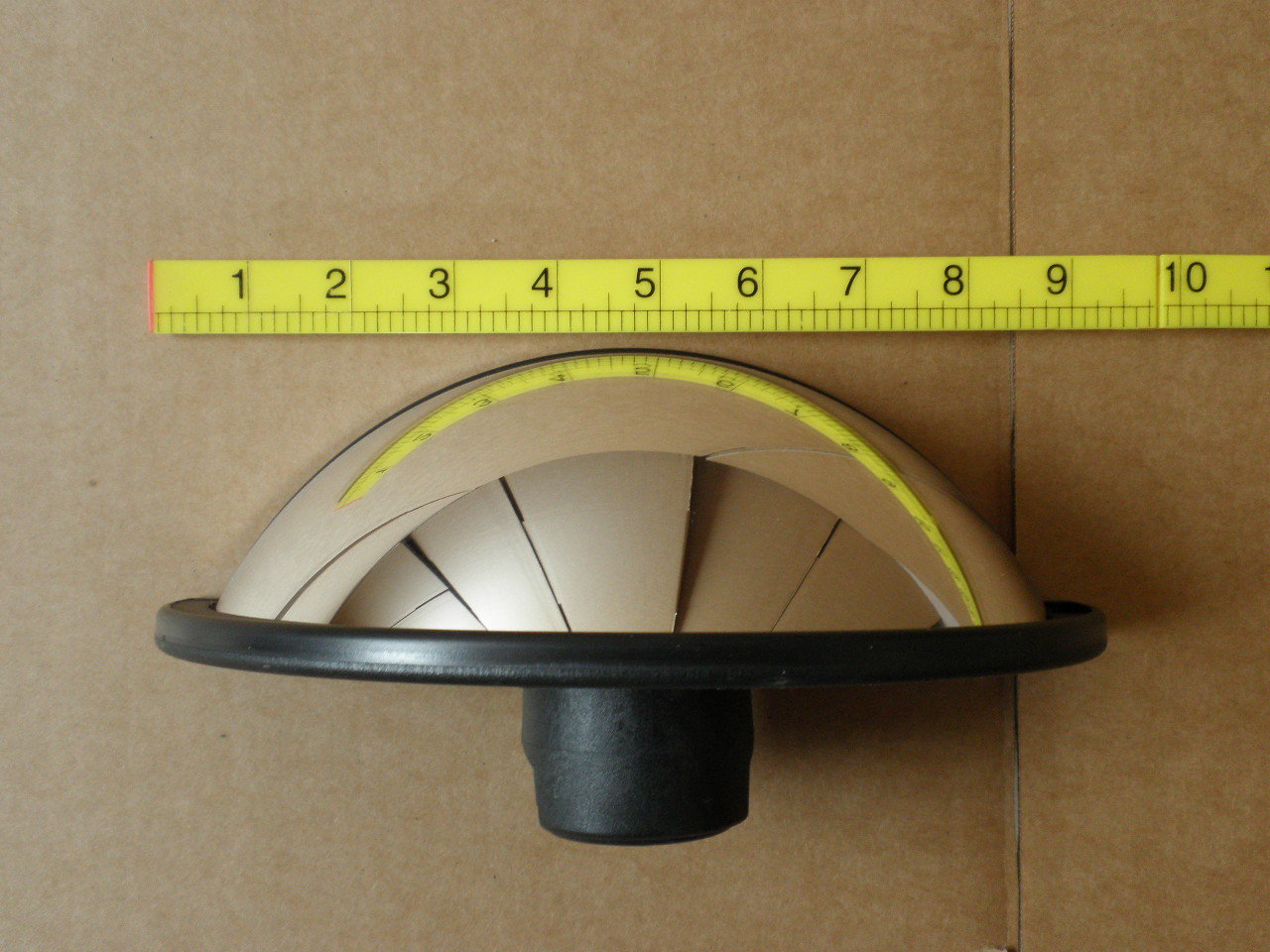 Unbreakable Fork Lift mirror 8" x 4" Wide angle Interior Blind spot Half moon