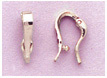 Solid Silver Hinged (Back) Enhancer Bail For Soldering
