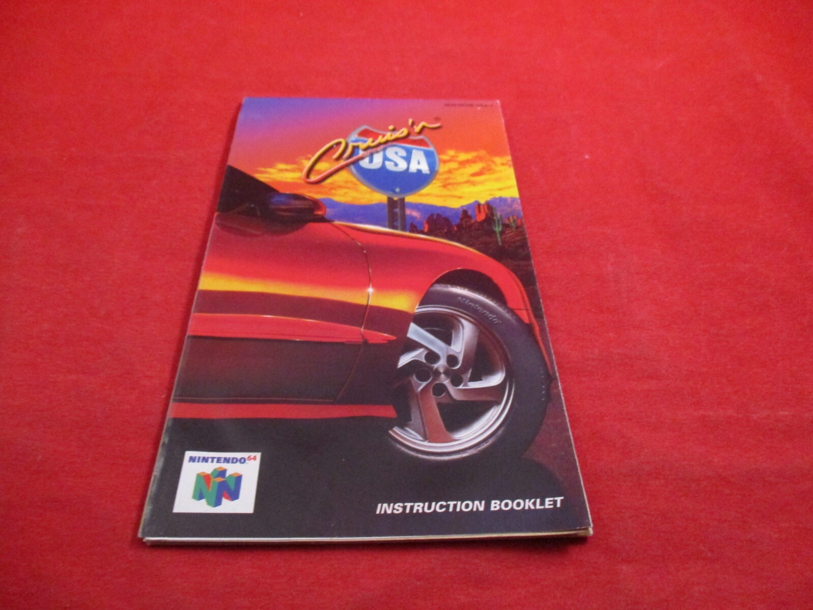 Cruis'n USA Nintendo 64 N64 Instruction Manual Booklet ONLY