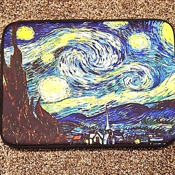 Laptop Case/Sleeve/Cover by ICOLOR- Vincent VanGogh - Starry Night