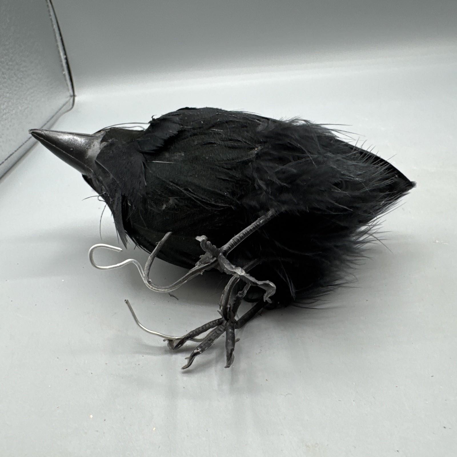 5 PCS Black Feathered Crows Halloween Ravens
