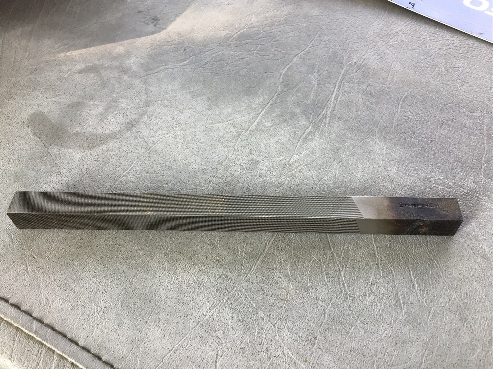 No 2 - 8” Die Filers, Lot Of 1 File F.L. Grobet , 1/2” Square Shank, Switzerland