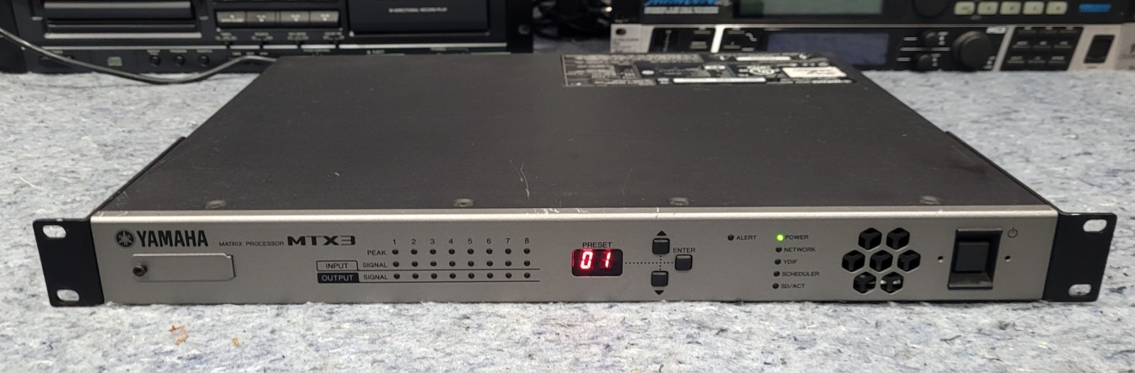 🔥YAMAHA MTX3 ZONE 26/8 MATRIX SIGNAL PROCESSOR-YDIF-VERY NICE-PACKED WELL!