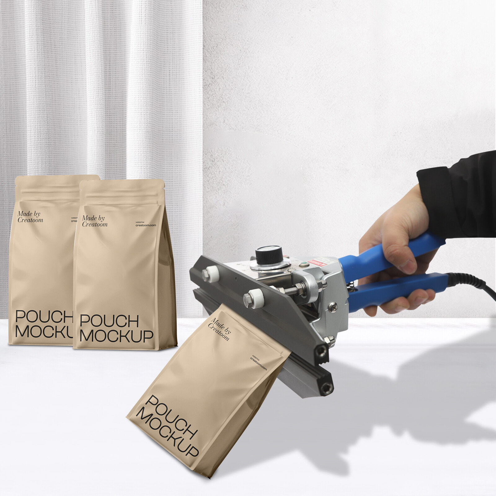Portable Handheld Heat Sealing Machine for Bags - 12" Compact Design