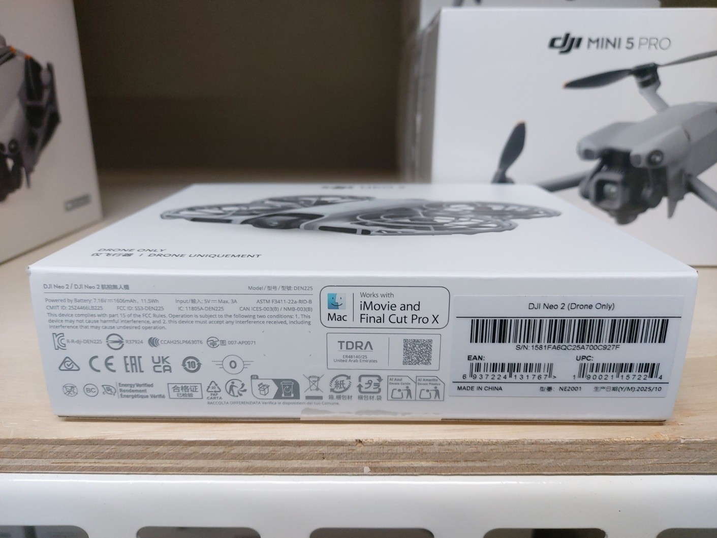 DJI Neo 2 (Only Drone 1 Battery) Camera Drone - No Tariffs In US