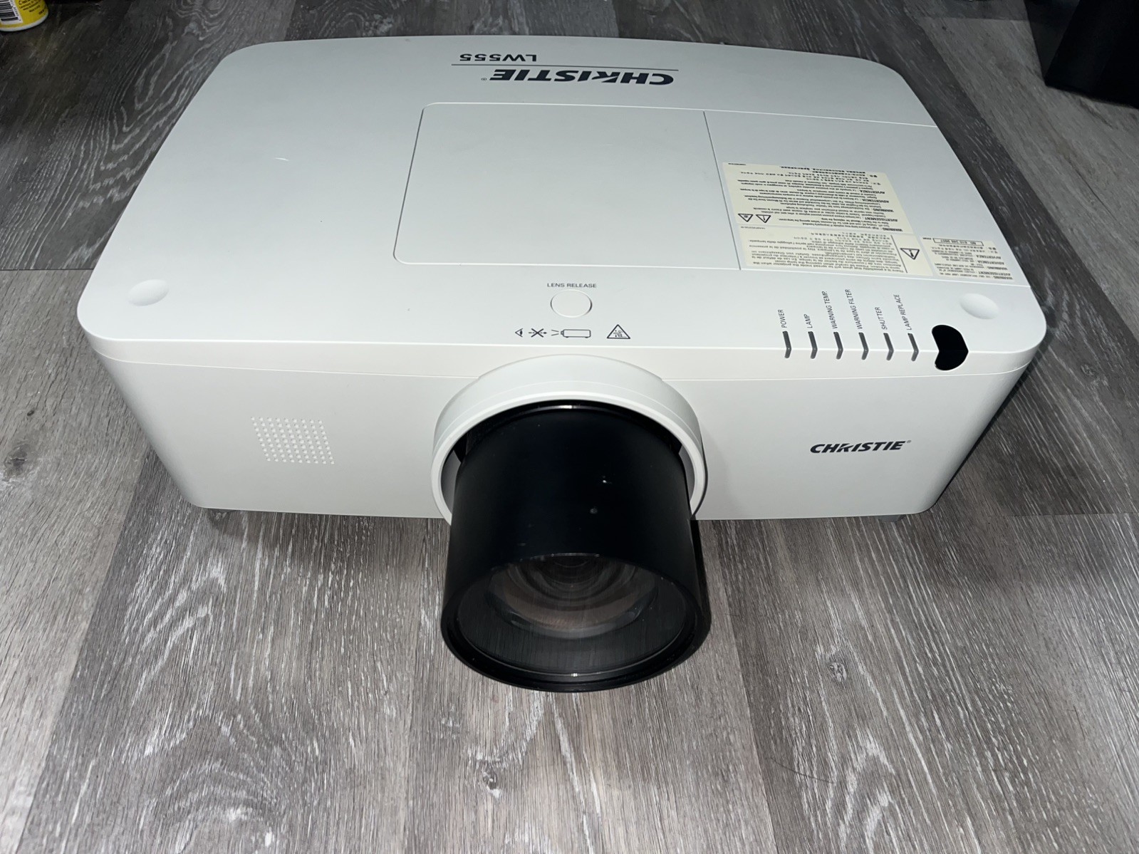 Christie LW555 WXGA HD HDMI Projector with Lens LNS-W20