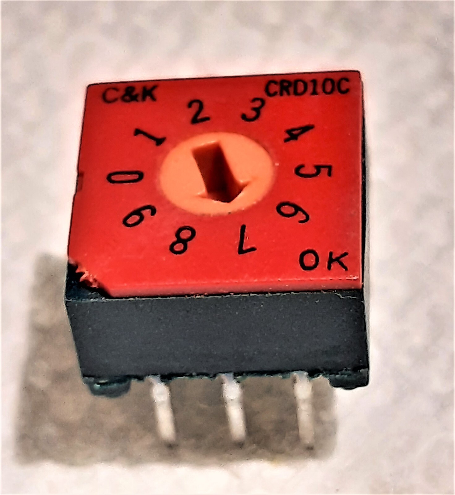 C&K 10 Position Rotary  Complement Rotary BCD Dip Switch