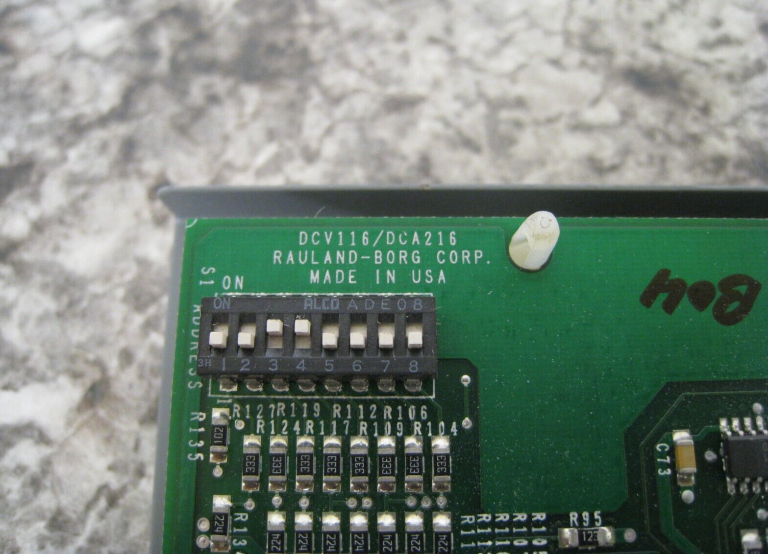 Rauland-Borg Responder DCA216 Nurse Call 16PT Audio Domeless Controller Board