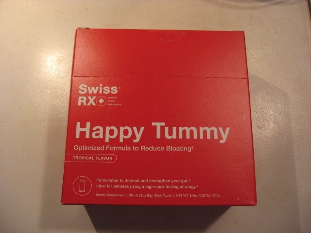 Swiss Rx Happy Tummy, DeBloat  and strengthen your gut, for hi carb fuel athlete