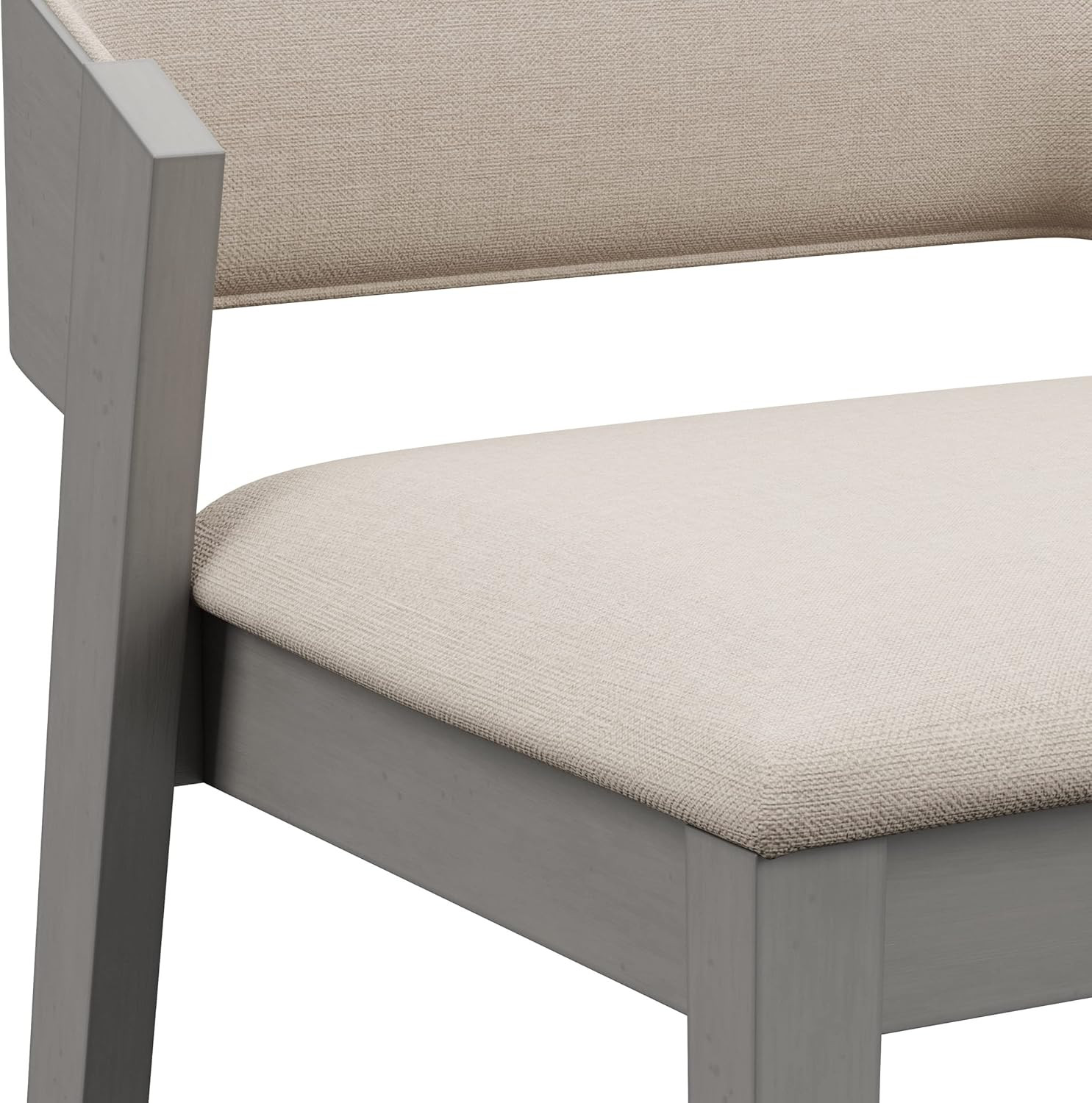 Dresden Wood Counter Height Stool, Distressed Gray