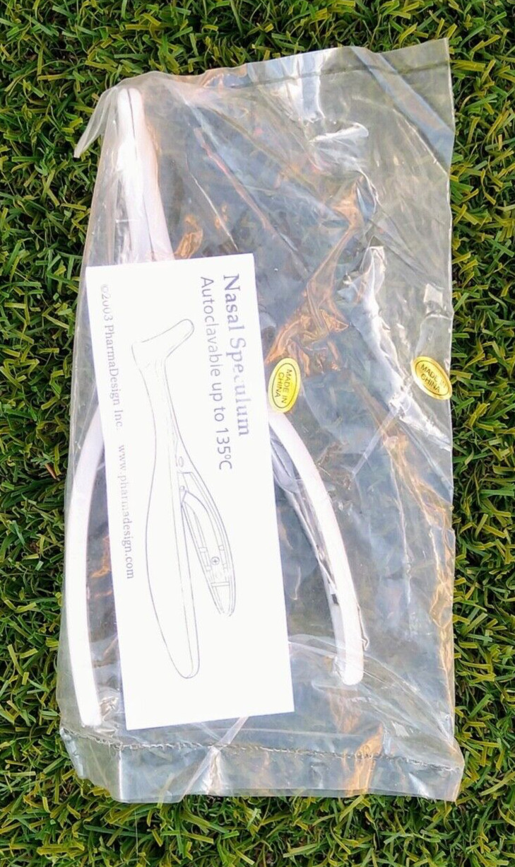 Autoclave Nasal Speculum 5 3/4" Medium Medical Health Nose Examination Tool NIP