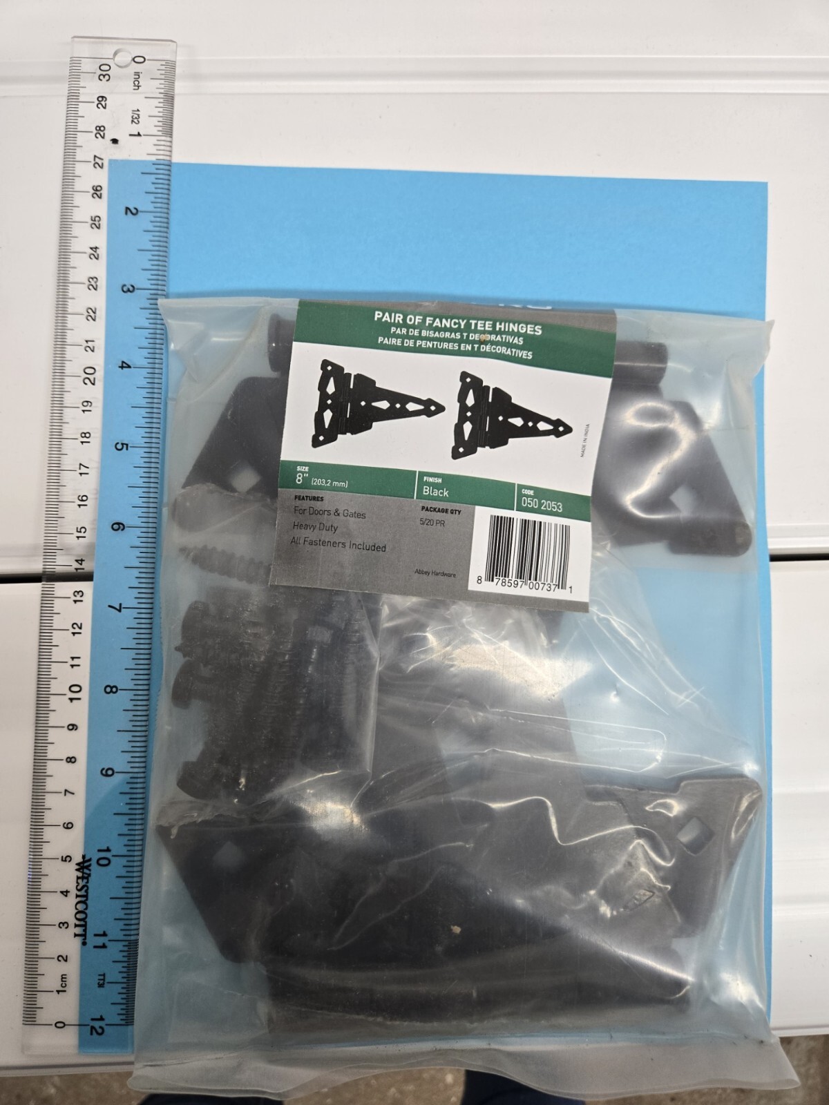 Fancy T-Hinges (Pair) w/hardware