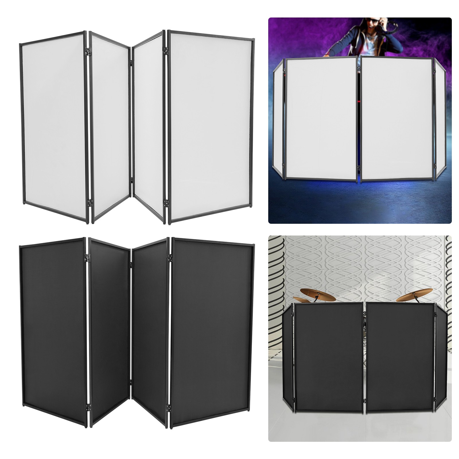 DJ Foldable Booth Panels, Portable Facade Event Booth Panels, Detachable