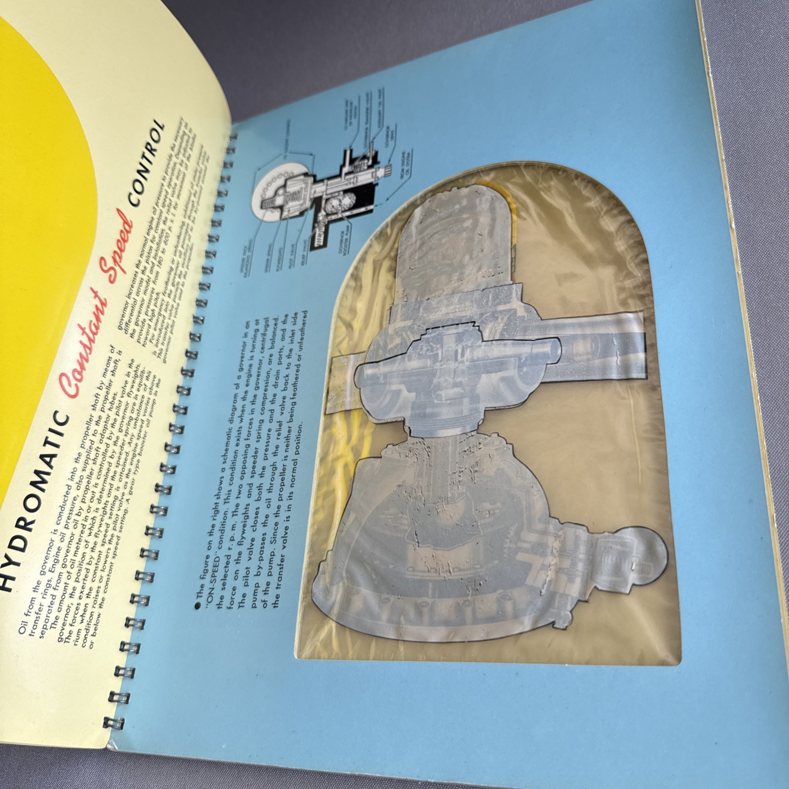 Right Patterson Air Force Hydro Matic propellers training guide 1943
