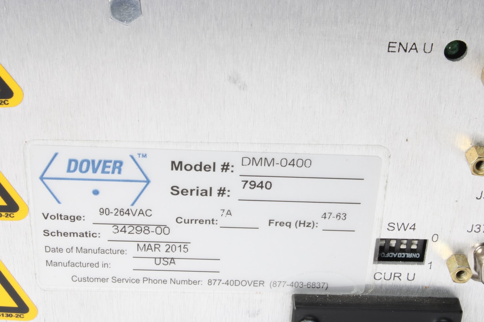 Dover DMM 0400 Motion Controller Unit