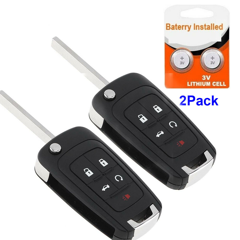 2 For 2012 2013 2014 2015 2016 Buick Regal Lacrosse Verano Remote Flip Key Fob