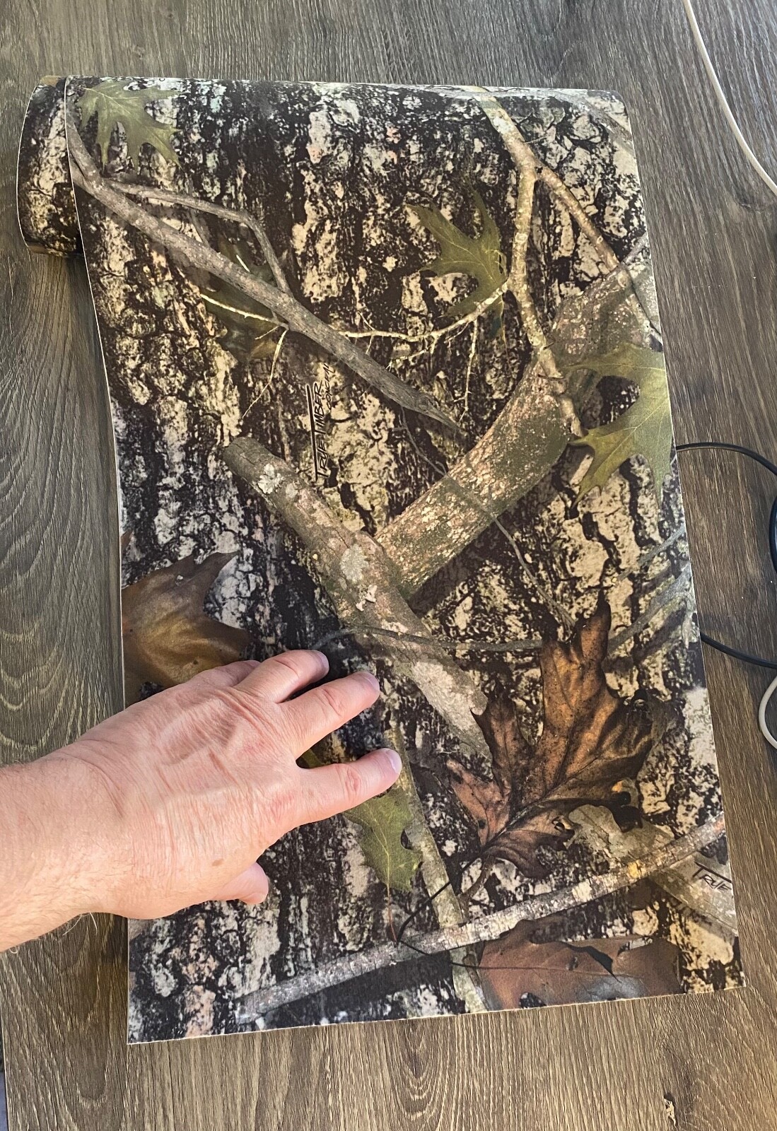 12" x 36"  SUEDE CAMO SKIN TAPE - ARCHERY BOW GUN CLIMBING STICKS LADDER RAIL