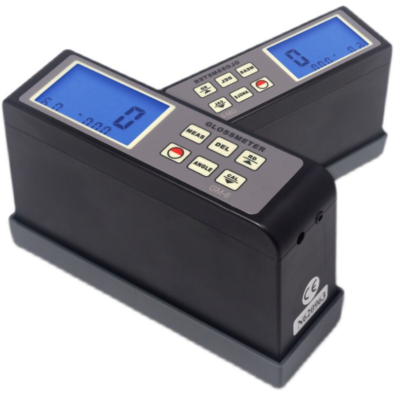 New GM-6 Digital Glossmeter Surface Gloss Meter Tester 60 degree backlight