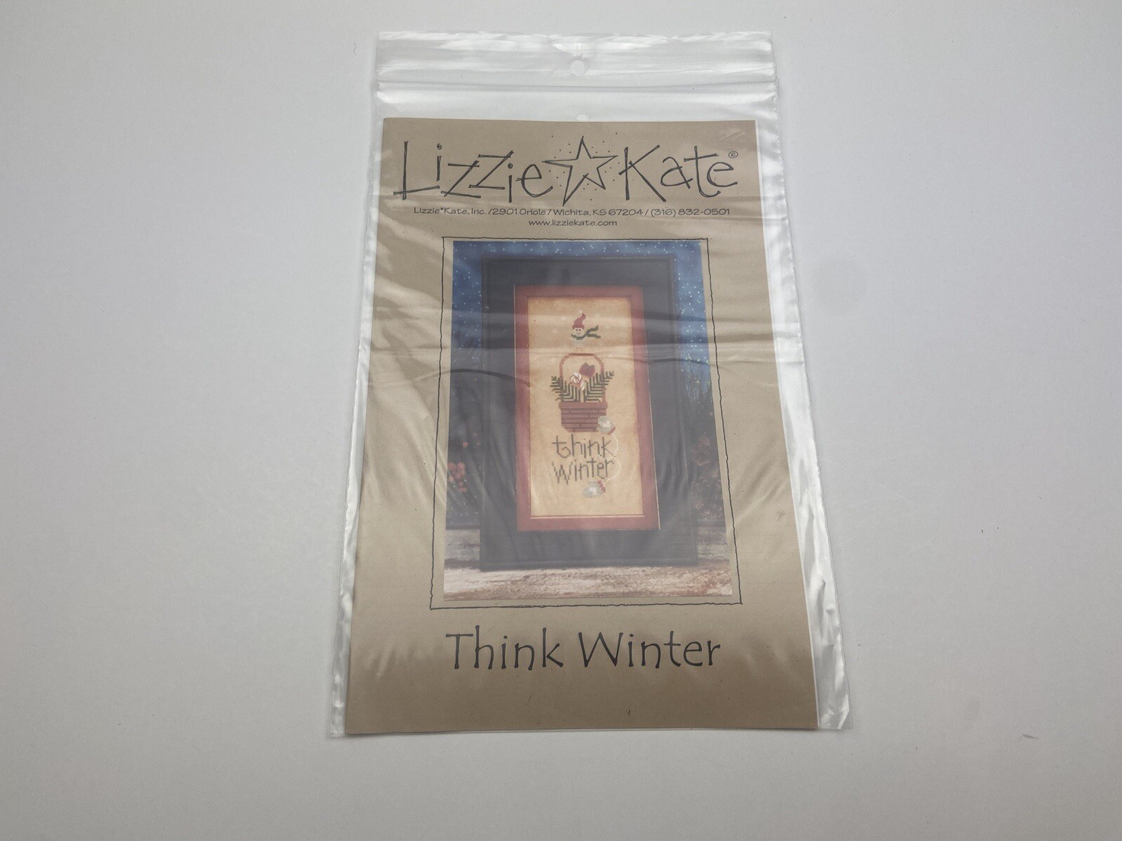 Lizzie Kate Think Winter Counted Cross Stitch Pattern 6P