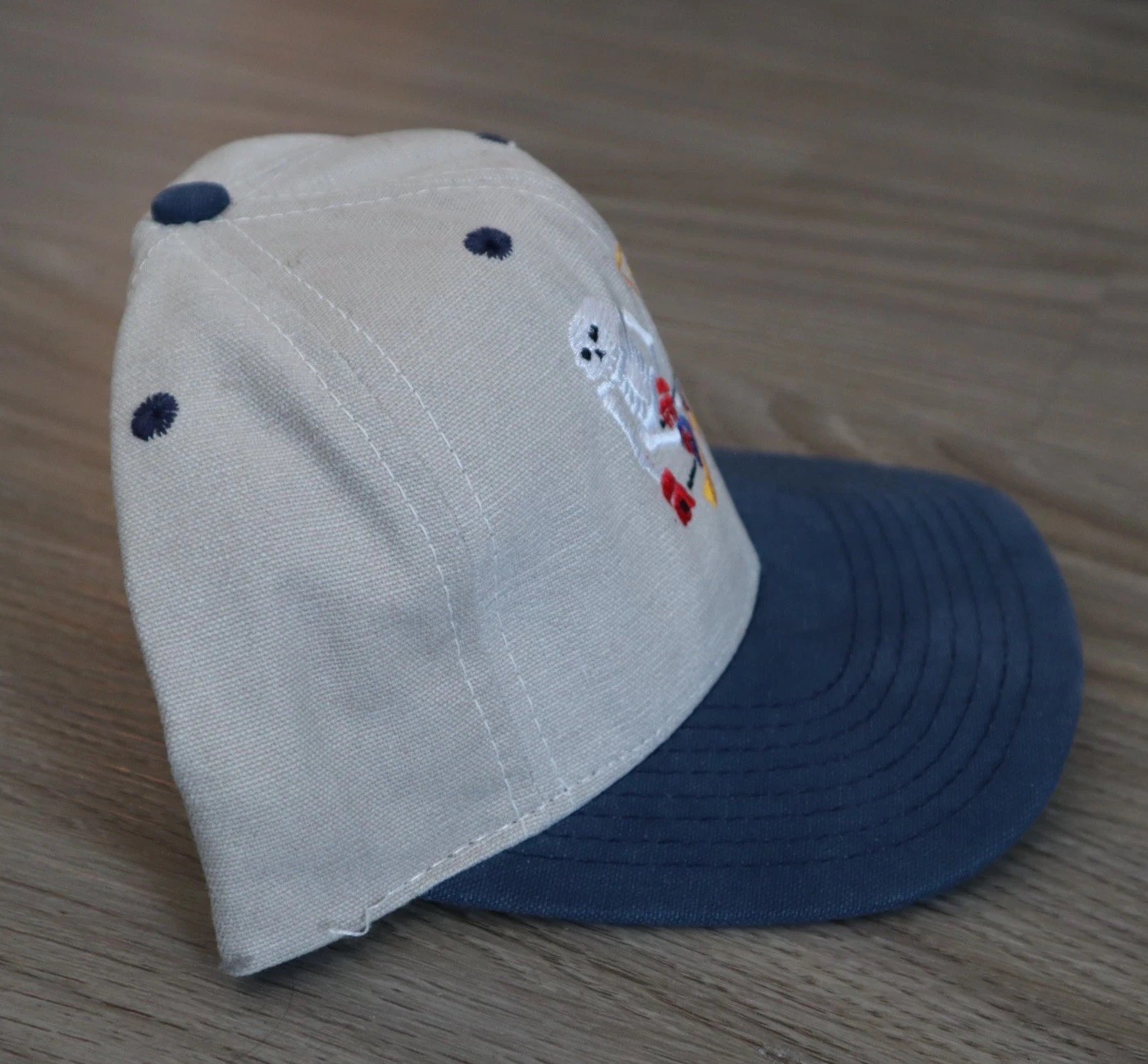 Vintage 90s Grateful Dead Ski Hat Snapback Balzout Skeleton Adjustable Rock RARE
