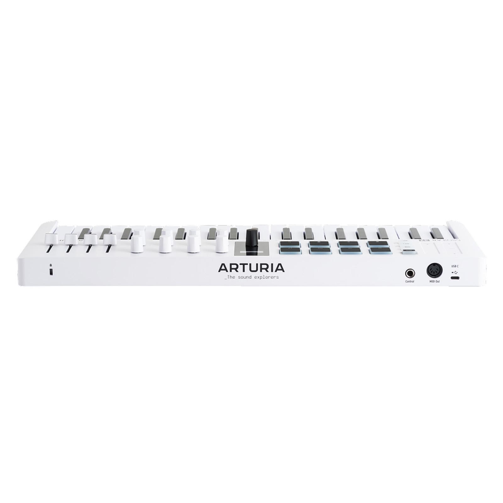 Arturia MiniLab 37 mk3 37-Key MIDI Keyboard Controller - White