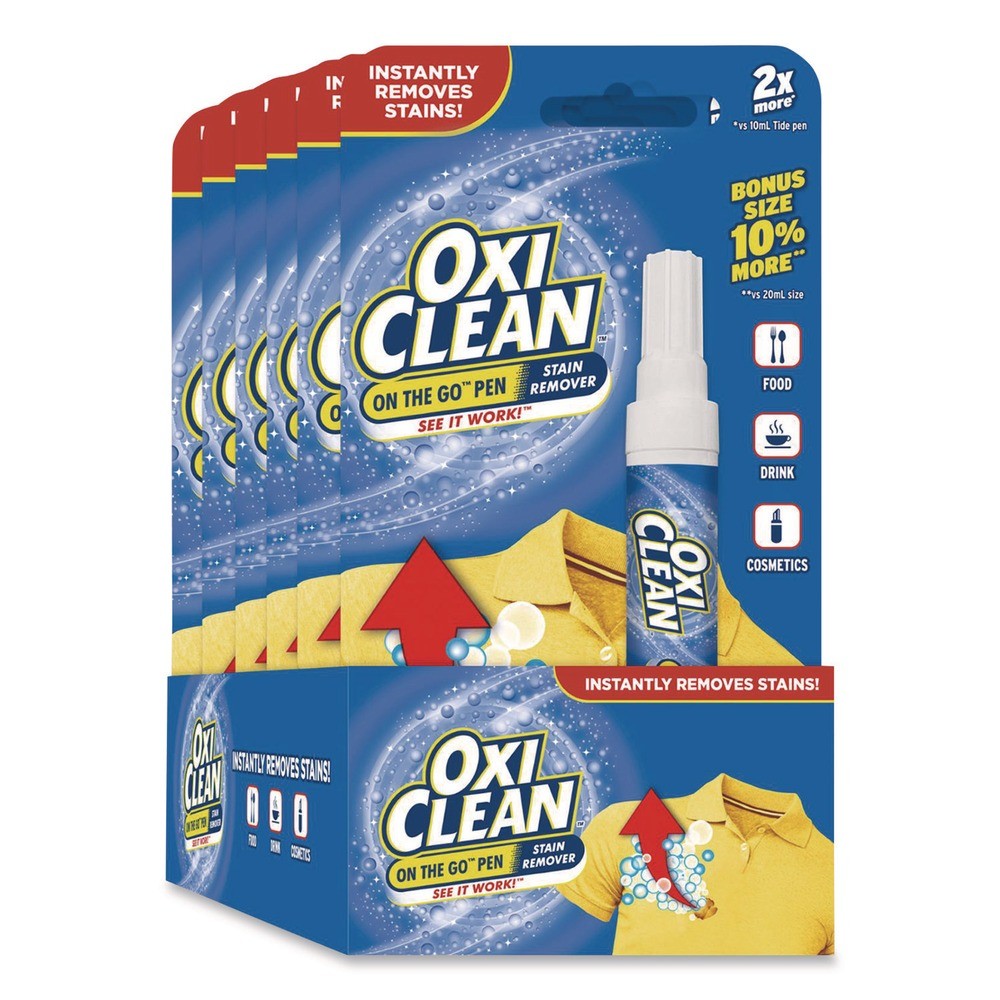 OxiClean 8057523564CT 22 mL On-the-Go Bonus Size Pen Stain Remover (6/CT) New